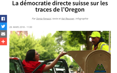 “La démocratie directe suisse sur les traces de l’Oregon”