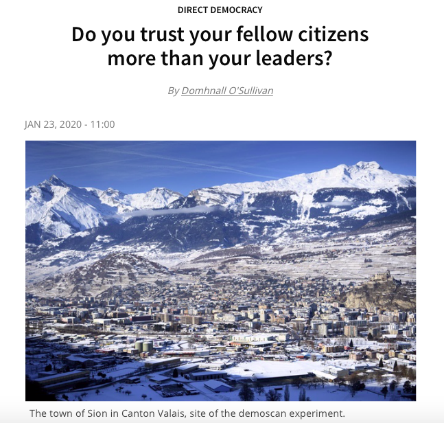 Do you trust your fellow citizens more than your leaders?